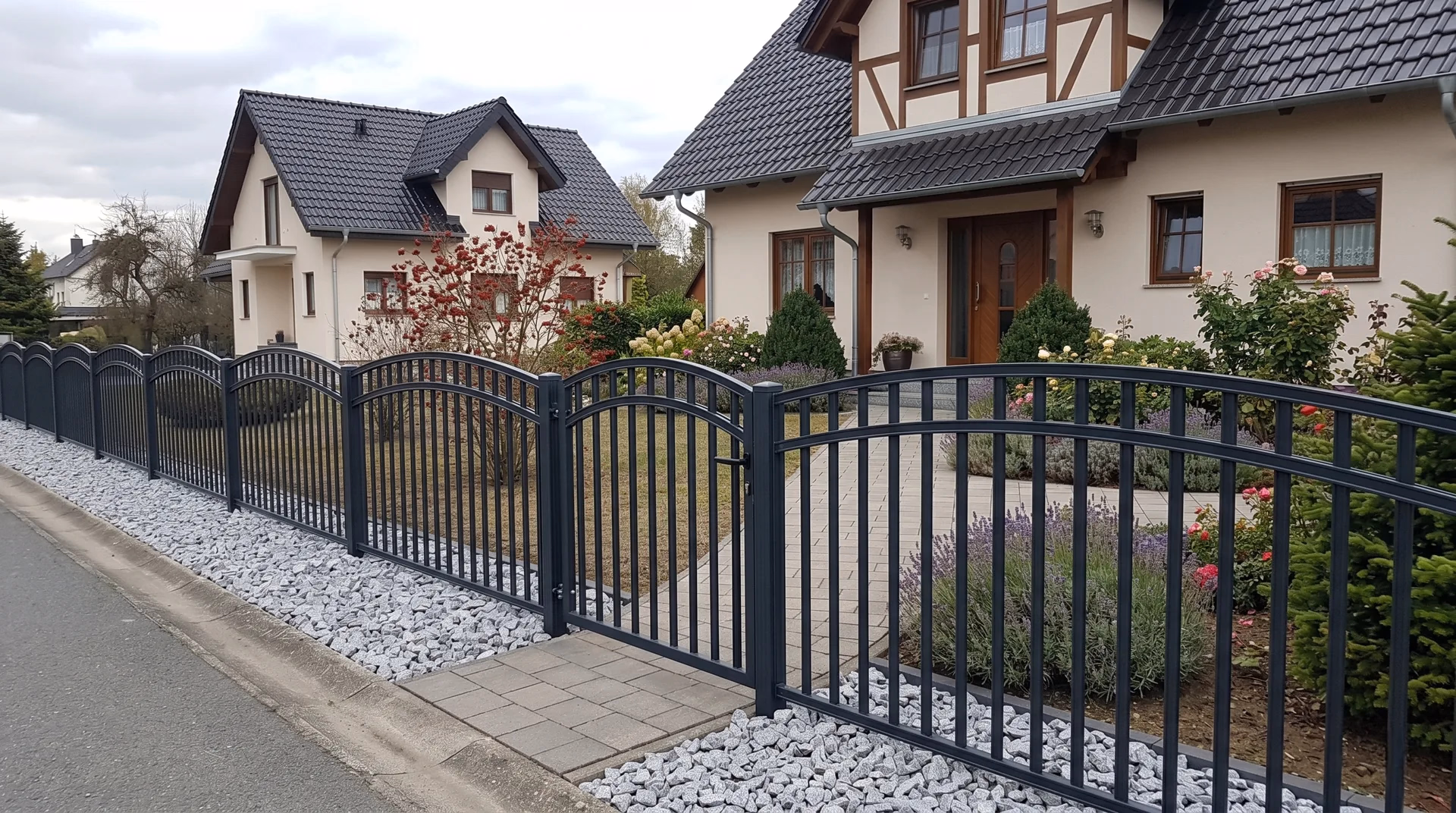 Schmiedezaun als Beispiel